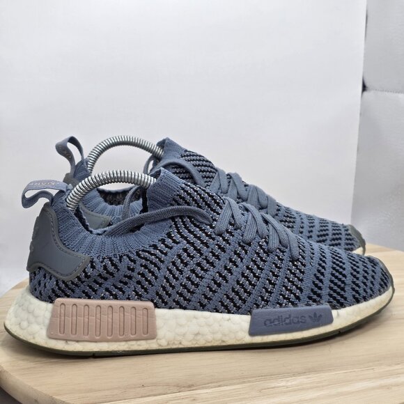CQ2029 Adidas NMD R1 STLT Primeknit Steel Women's Size 8 Shoes - Picture 5 of 9